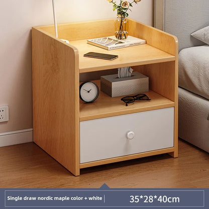 Bedside Table Simple Modern Simple Small Household Storage 협탁Small Cabinet Locker Rack Bedroom Furniture Rental Room Nightstands