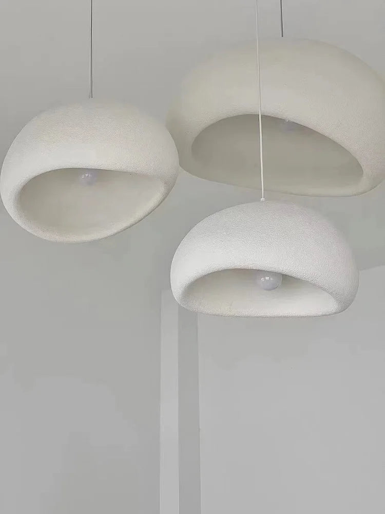 Nordic Wabi Sabi Pendant Lights Modern LED Ceiling Chandelier Lights for Living Room Bedroom Dining Room Home Decor Hanging Lamp