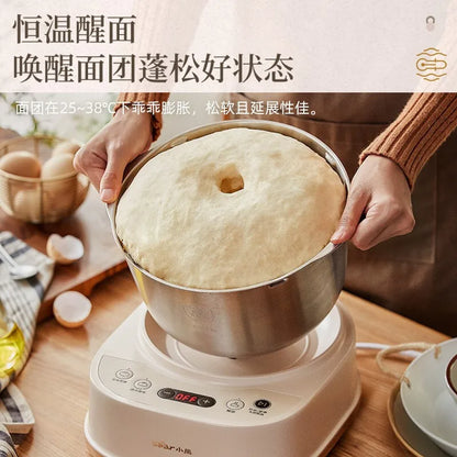 5L Electric Dough Mixer Household Timing Dough Kneading Machine Stand Mixer Microcomputer Control Flour Fermentation Mixer