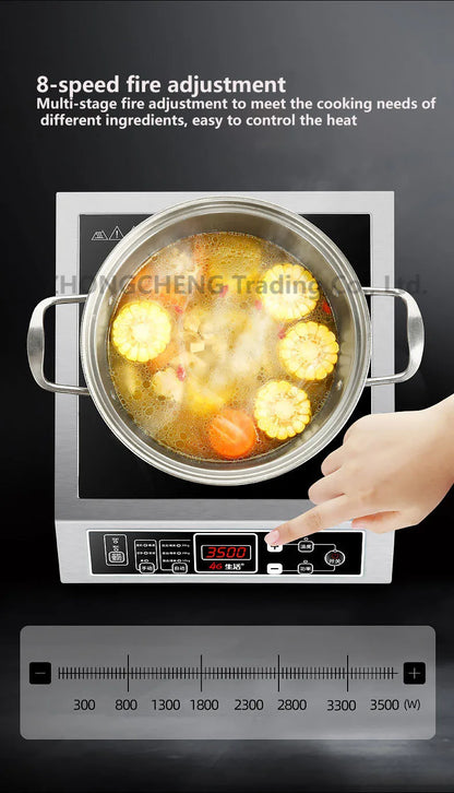 Induction Cooker 3500W High-power Stir-frying Button commercial electric cooker canteen induction cooker  stoves