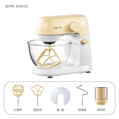 Mute Stand Mixer Household Small Flour-Mixing Machine Dough Mixer Automatic Cream Stirring Fresh Milk Machine