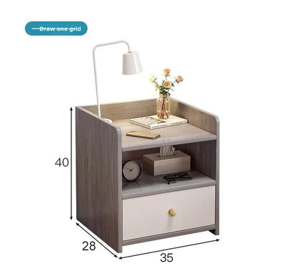 Bedside Table Simple Modern Simple Small Household Storage 협탁Small Cabinet Locker Rack Bedroom Furniture Rental Room Nightstands