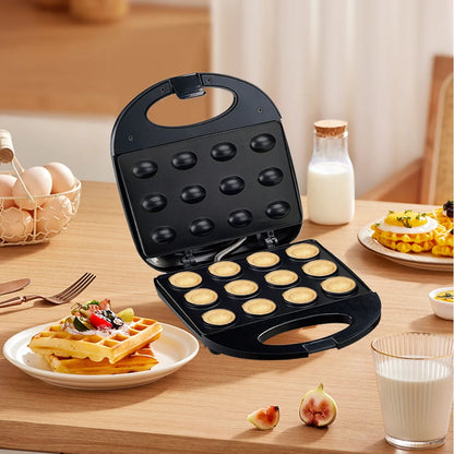 Electric Walnut Cake Waffle Maker With Nuts 12 Holes Cooking Kitchen Biscuits Making for Baking Business Nuts Waffle