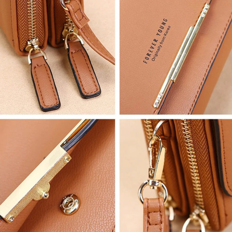 Women's Wallet Korean Handbag Multi Card Large Capacity Casual Shoulder Bag Mobile Phone Packet Fashion New Style