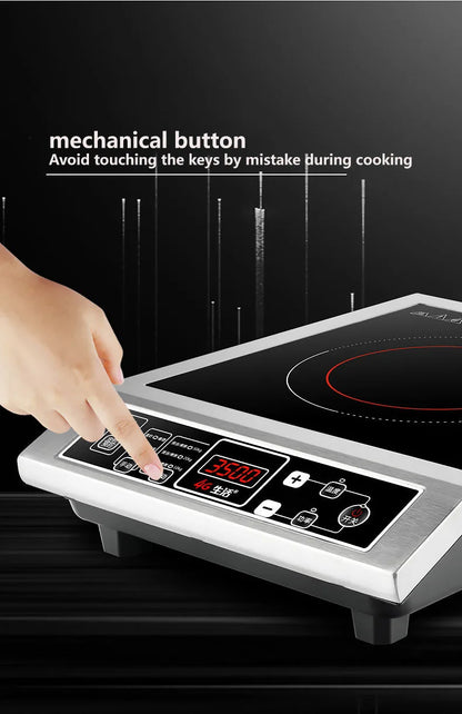 Induction Cooker 3500W High-power Stir-frying Button commercial electric cooker canteen induction cooker  stoves