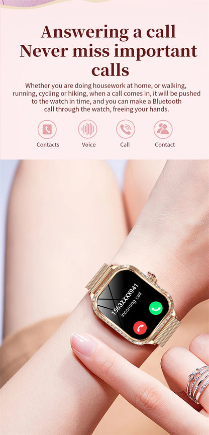 New For HUAWEI FIT3 Smart Watch Women 1.75" HD Display Heart Rate Sport Fitness IP68 Waterproof BT Call Smartwatch For Lady Gift