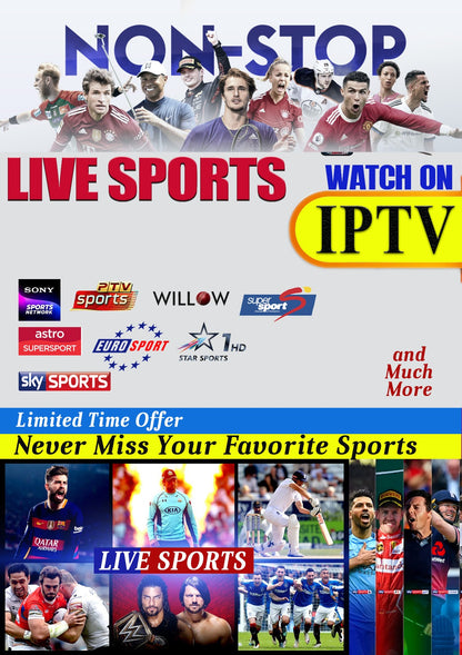 IPTV  Live Sports Channel Service